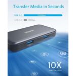 ANKER USB HUB, PowerExpend 5-in-1, USB-C Media Hub, 4K HDMI, 2xUSB3.0, SD/TF kártyaolvasóval - A8334HA1 - Image 3