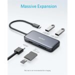 ANKER USB HUB, PowerExpend 5-in-1, USB-C Media Hub, 4K HDMI, 2xUSB3.0, SD/TF kártyaolvasóval - A8334HA1 - Image 2