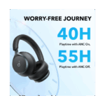 ANKER Vezeték Nélküli Fejhallgató, Soundcore Space One, Aktív Zajszűrő, fekete - A3035G11 - Image 5