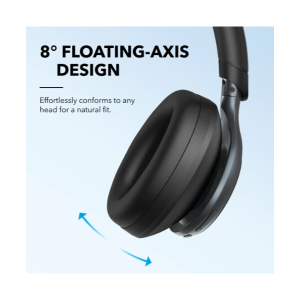 ANKER Vezeték Nélküli Fejhallgató, Soundcore Space One, Aktív Zajszűrő, fekete - A3035G11 - Image 6