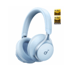 ANKER Vezeték Nélküli Fejhallgató, Soundcore Space One, Aktív Zajszűrő, kék - A3035G31