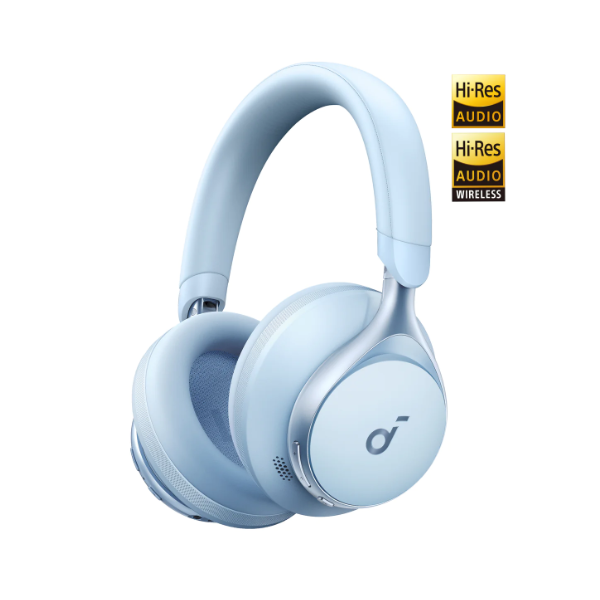 ANKER Vezeték Nélküli Fejhallgató, Soundcore Space One, Aktív Zajszűrő, kék - A3035G31 - Image 1