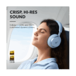 ANKER Vezeték Nélküli Fejhallgató, Soundcore Space One, Aktív Zajszűrő, kék - A3035G31 - Image 4