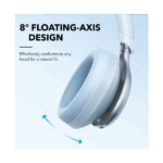 ANKER Vezeték Nélküli Fejhallgató, Soundcore Space One, Aktív Zajszűrő, kék - A3035G31 - Image 6