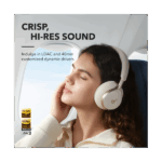 ANKER Vezeték Nélküli Fejhallgató, Soundcore Space One, Aktív Zajszűrő, latte cream - A3035G21 - Image 4