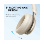 ANKER Vezeték Nélküli Fejhallgató, Soundcore Space One, Aktív Zajszűrő, latte cream - A3035G21 - Image 6