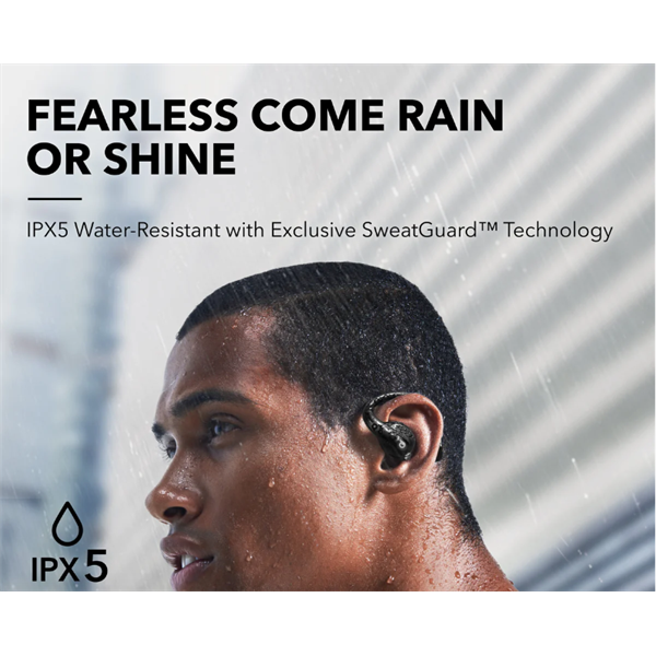 ANKER Vezeték Nélküli Fülhallgató, Soundcore AeroFit Pro, fekete - A3871G11 - Image 5