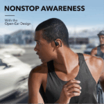 ANKER Vezeték Nélküli Fülhallgató, Soundcore AeroFit Pro, fekete - A3871G11 - Image 6