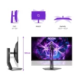 AOC Gaming 240Hz OLED monitor 31.5" AG326UZD2, 3840x2160, 16:9, 250cd/m2, 0,03ms, 2xHDMI/DisplayPort/2xUSB-A/USB-B - Image 11