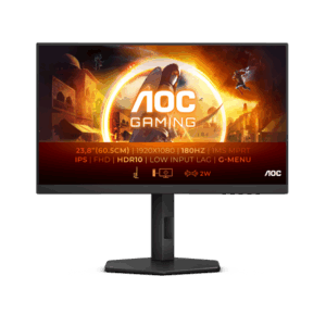 AOC Gaming 180Hz IPS monitor 23.8" 24G4X, 1920x1080, 16:9, 300cd/m2, 1ms, 2xHDMI/DisplayPort, hangsz, állí. mag, pivot