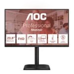 AOC IPS 120Hz FHD monitor 23.8" 24E4CV, 1920x1080, 16:9, 4ms, 300cd/m2, DisplayPort/HDMI/4xUSB-A, pivot, hangszóró