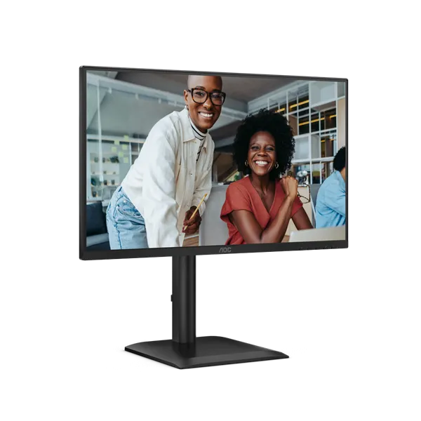 AOC IPS 120Hz FHD monitor 23.8" 24E4CV, 1920x1080, 16:9, 4ms, 300cd/m2, DisplayPort/HDMI/4xUSB-A, pivot, hangszóró - Image 5