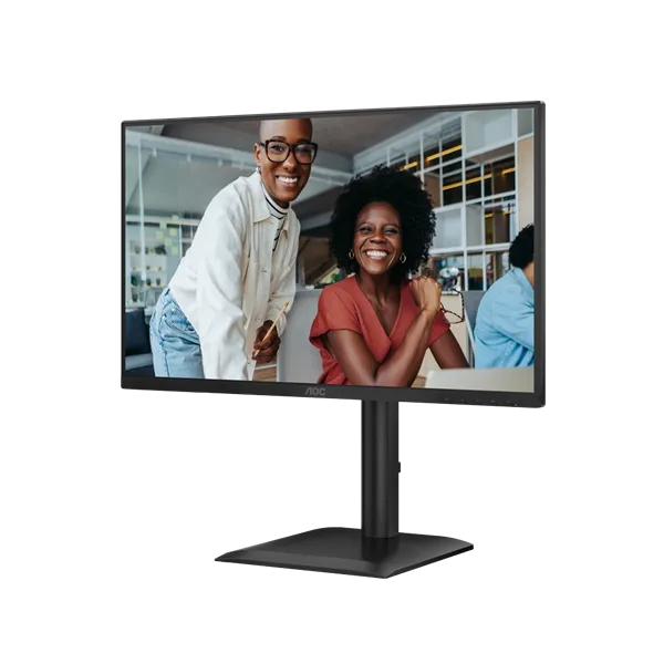 AOC IPS 120Hz FHD monitor 23.8" 24E4CV, 1920x1080, 16:9, 4ms, 300cd/m2, DisplayPort/HDMI/4xUSB-A, pivot, hangszóró - Image 4