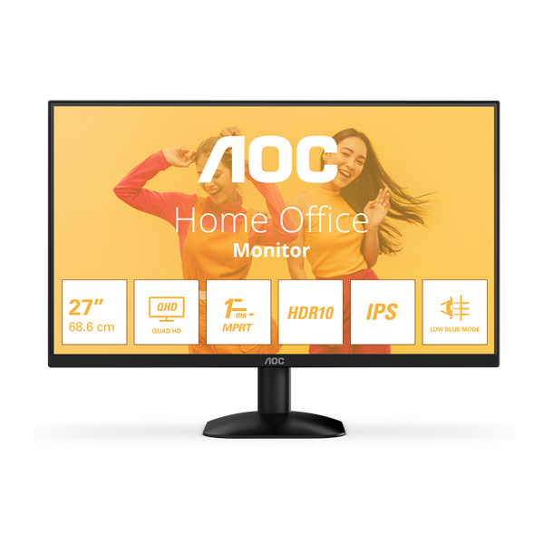 AOC IPS monitor 27" Q27B35E, 2560x1440, 16:9, 300 cd/m2, 1ms, HDMI/DisplayPort - Image 6