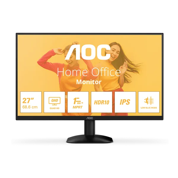 AOC IPS monitor 27" Q27B35E, 2560x1440, 16:9, 300 cd/m2, 1ms, HDMI/DisplayPort - Image 6