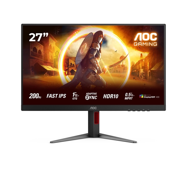 AOC_IPS_Gaming_200Hz_monitor_27_27G4HA_1920x1080_169_300_cdm2_1ms_HDMIx2DisplayPort-i1690457.jpg AOC IPS Gaming 200Hz monitor 27" 27G4HA, 1920x1080, 16:9, 300 cd/m2, 1ms, HDMIx2/DisplayPort - Image 1