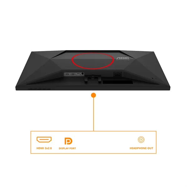 AOC IPS Gaming 260Hz monitor 27" 27G4ZRE, 1920x1080, 16:9, 300cd/m2, 1ms, DisplayPort/2xHDMI - Image 12