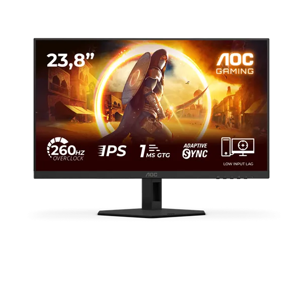 AOC IPS Gaming monitor 23,8" 24G4ZRE 1920x1080, 16:9, 300cd/m2, 1ms, DisplayPort/2xHDMI, 260 Hz