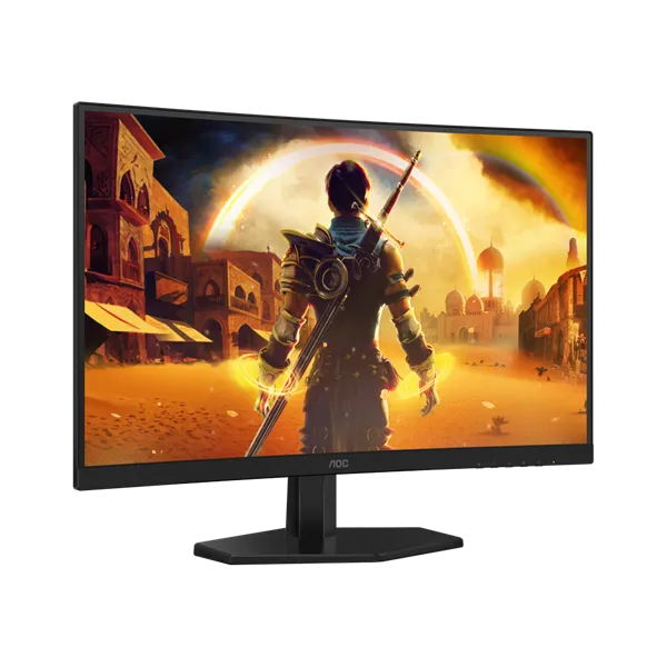 AOC Ívelt Gaming monitor 27" C27G42ZE 2560x1440, 16:9, 300cd/m2, 1ms, HDMI/DisplayPort, 240 Hz - Image 2