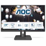 AOC IPS monitor 23.8" 24E1Q, 1920x1080, 16:9, 250cd/m2, 5ms, VGA/HDMI/Displayport, hangszóró