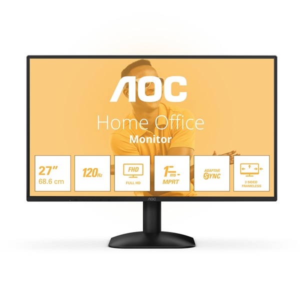 AOC IPS monitor 27" 27B31H, 1920x1080, 16:9, 300 cd/m2, 1ms, VGA/HDMI - Image 1