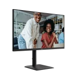 AOC IPS monitor 31,5"Q32E4U, 2560x1440,16:9, 350cd/m2, 4ms, DisplayPort/2xHDMI/4xUSB-A/1xUSB-B, hangszóró,áll.mag.,pivot - Image 3