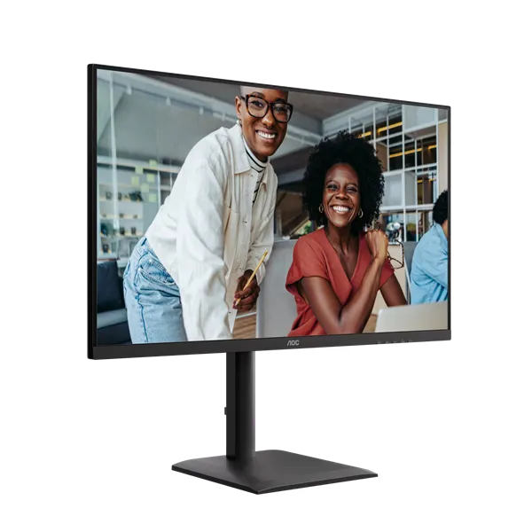 AOC IPS monitor 31,5"Q32E4U, 2560x1440,16:9, 350cd/m2, 4ms, DisplayPort/2xHDMI/4xUSB-A/1xUSB-B, hangszóró,áll.mag.,pivot - Image 3