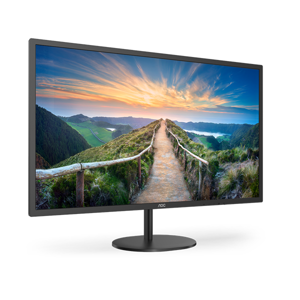 AOC IPS monitor 31.5" Q32V4, 2560x1440, 16:9, 250cd/m2, 4ms, HDMI/DisplayPort, hangszóró - Image 3