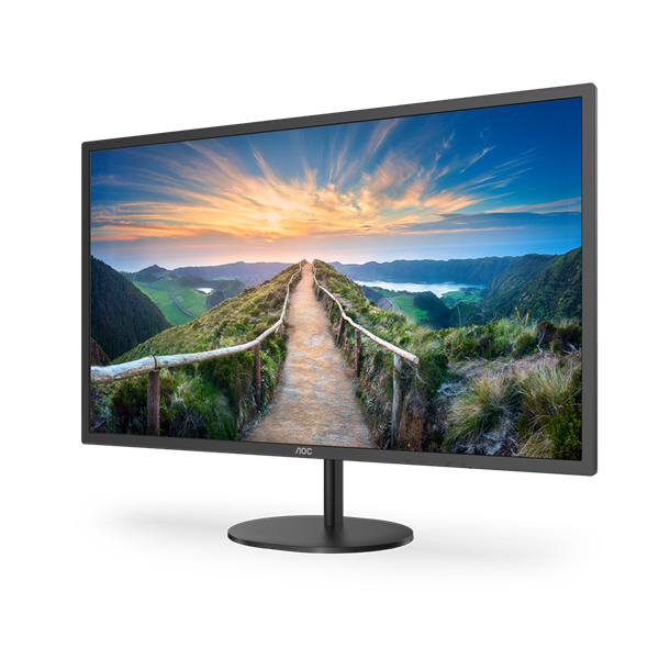 AOC IPS monitor 31.5" Q32V4, 2560x1440, 16:9, 250cd/m2, 4ms, HDMI/DisplayPort, hangszóró - Image 2