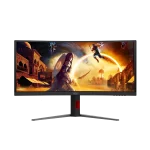 AOC Ívelt Gaming 180Hz VA monitor 34" CU34G4CA, 3440x1440, 21:9, 450cd/m2, 1ms, 2xHDMI/DisplayPort/2xUSB, hangszóró - Image 2