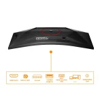 AOC Ívelt Gaming 180Hz VA monitor 34" CU34G4CA, 3440x1440, 21:9, 450cd/m2, 1ms, 2xHDMI/DisplayPort/2xUSB, hangszóró - Image 10