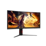 AOC Ívelt Gaming 180Hz VA monitor 34" CU34G4CA, 3440x1440, 21:9, 450cd/m2, 1ms, 2xHDMI/DisplayPort/2xUSB, hangszóró - Image 3