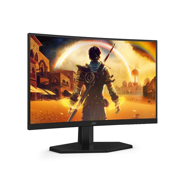AOC Ívelt Gaming 180Hz monitor 23.6" C24G42E, 1920x1080, 16:9, 250cd/m2, 0,5ms, HDMIx2/DisplayPort, hangszóró - Image 2