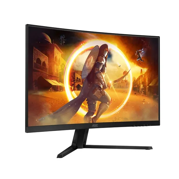 AOC Ívelt Gaming 180Hz monitor 31,5" CQ32G4VE, 2560x1440, 16:9, 300cd/m2, 1ms, 2xHDMI/DisplayPort, HDR10 - Image 2