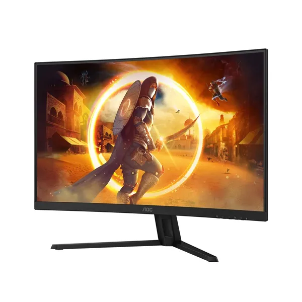 AOC Ívelt Gaming 180Hz monitor 31,5" CQ32G4VE, 2560x1440, 16:9, 300cd/m2, 1ms, 2xHDMI/DisplayPort, HDR10 - Image 3