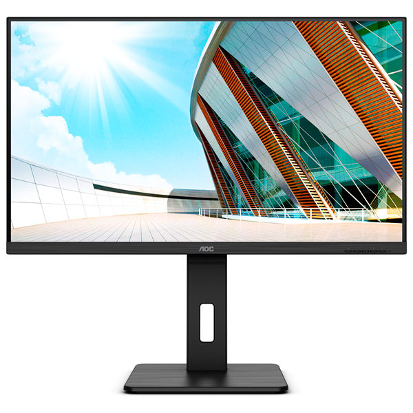 AOC VA monitor 31.5" U32P2, 3840x2160, 16:9, 350cd/m2, 4ms, 2xHDMI/DisplayPort/4xUSB, Pivot, hangszóró - Image 6