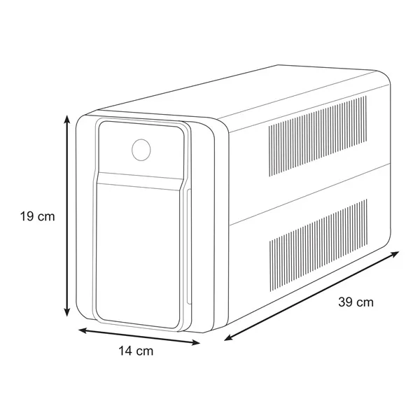 APC BX1600MI-GR Back BX 1600VA UPS - Image 5