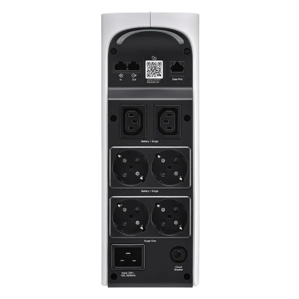 APC Back-UPS Pro 2200VA for Gaming, RGB LED, Tiszta Szinusz, LCD, Fehér, Schuko - Image 2
