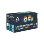 Arctic Liquid Freezer III Pro 240 A-RGB fekete vízhűtéses processzor hűtő - Image 3