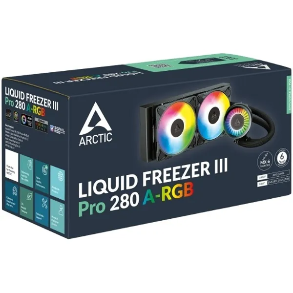 Arctic Liquid Freezer III Pro 280 A-RGB Black - Image 7