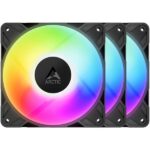 ARCTIC COOLING Rendszerhűtő Ventilátor P12 Pro A-RGB PWM Fekete, 12cm (3-PACK) - Image 2