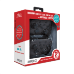 ARMOR3 NUCHAMP Nintendo Switch Kiegészítő Vezeték nélküli kontroller, Fekete & Fekete (2-PACK) - Image 2