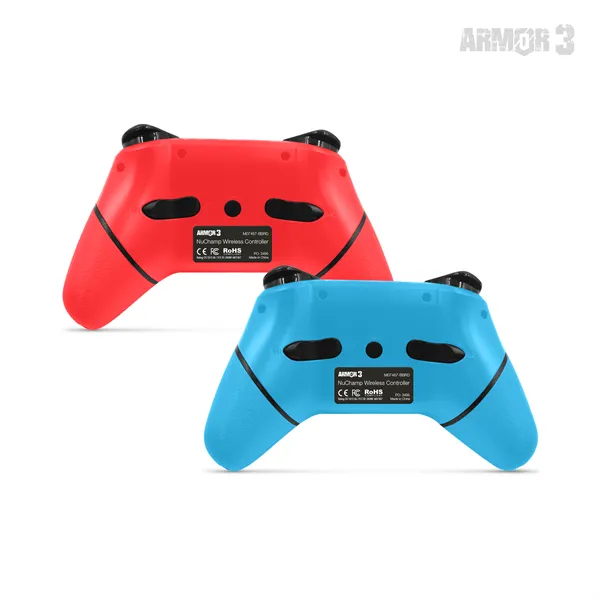 ARMOR3 NUCHAMP Nintendo Switch Kiegészítő Vezeték nélküli kontroller, Kék & Piros (2-PACK) - Image 5