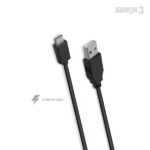 ARMOR3 Nintendo Switch/OLED Travel csomag (Üvegfólia + Thumb Grips + Füllhallgató + Tok + Töltő kábel) - Image 3