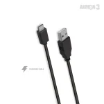 ARMOR3 Nintendo Switch/OLED Travel csomag (Üvegfólia + Thumb Grips + Füllhallgató + Tok + Töltő kábel) - Image 3