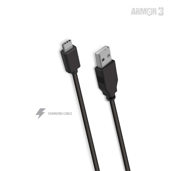 ARMOR3 Nintendo Switch/OLED Travel csomag (Üvegfólia + Thumb Grips + Füllhallgató + Tok + Töltő kábel) - Image 3