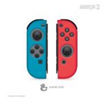 ARMOR3 Nintendo Switch/OLED Travel csomag (Üvegfólia + Thumb Grips + Füllhallgató + Tok + Töltő kábel) - Image 8