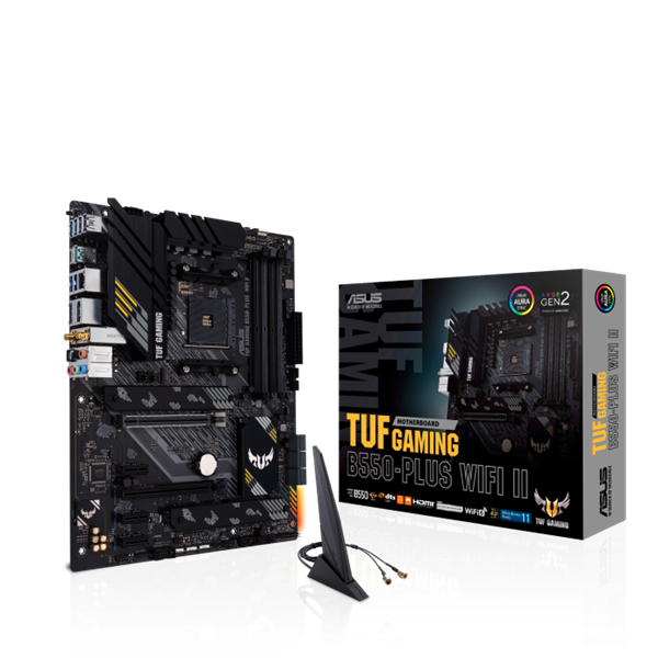 ASUS TUF GAMING B550-PLUS WIFI II AMD B550 SocketAM4 ATX alaplap