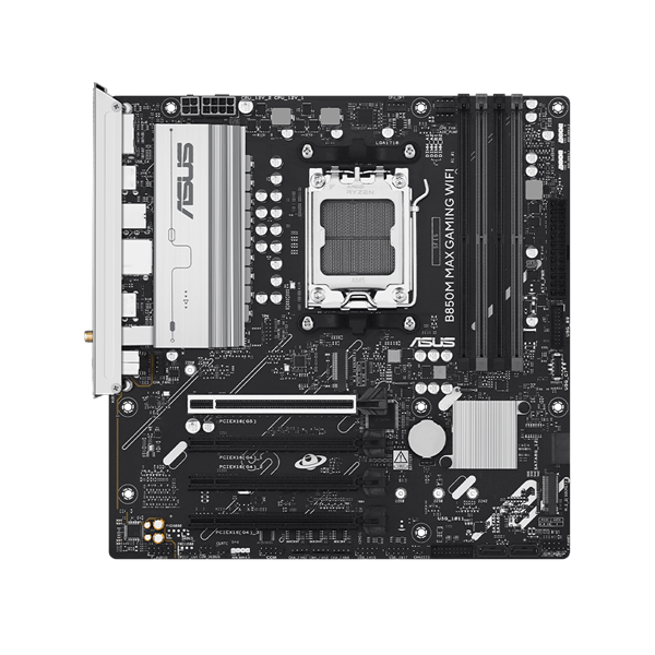 ASUS_Alaplap_AM5_B850M_MAX_GAMING_WIFI_AMD_B850_mATX-i1676365.png ASUS Alaplap AM5 B850M MAX GAMING WIFI AMD B850, mATX - Image 1