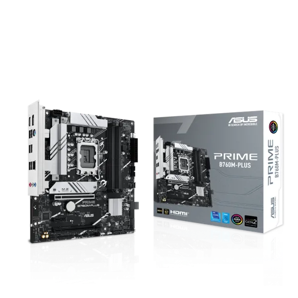 ASUS Alaplap S1700 PRIME B760M-PLUS INTEL B760, mATX
